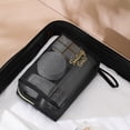 thumbnail image 3 of Mesh Visible Cosmetic Bag, Double Zippers with Handle Storage Bag,Large Capacity Portable Travel Mesh Makeup Bag, 3 of 7