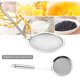 thumbnail image 4 of Advancent Colador de cocina Cuchara Cuchara de sopa de acero inoxidable Cucharón Espumadera antiescaldado Colador Type9 NO9, 4 of 6