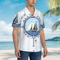 thumbnail image 5 of JUNZAN Not All Who Wander Are Lost2 Pattern Hawaiian Shirt for Men,Summer Beach Casual Short Sleeve Button Down Shirts-Small, 5 of 9