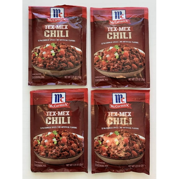 McCormick Tex-Mex Chili Mix YYF14 (1.25 oz Packets) 4 Pack