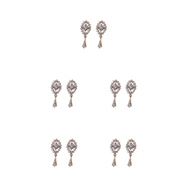 Minnieouse 1 Pair Small Rhinestone Ear Studs Personalized Wife Jewelry Decoration Earrings Gifts Birthday Anniversary Daughter Holiday Type2 NO2 Minnieouse CBP214525