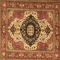thumbnail image 1 of Ahgly Company Indoor Square Persian Brown Traditional Area Rugs, 7' Square, 1 of 4