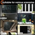thumbnail image 2 of rabbitgoo Window Privacy Film, Rainbow Window Cling, 3D Decorative Window Vinyl, Stained Glass Window Film Sun Blocking, Blackout Window Cling for Room Darkening Day Sleep, 23 x 77 inches, 2 of 9