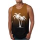 thumbnail image 1 of Camiseta sin mangas de cuello redondo para hombre, moda informal de verano, chaleco holgado, estampado deportivo, camiseta sin mangas de cuello redondo, blusa de poliéster para hombre, 1 of 3