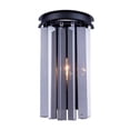 thumbnail image 1 of Elegant Lighting Sydney Transitional 2 Light E12 Royal Cut Crystal Mocha Brown Wall Sconce, 1 of 1