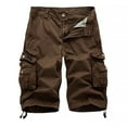 thumbnail image 2 of adviicd Black Biker Shorts Men's Belted Messenger Cargo Short - Reg and Big and Tall Sizes Mens Shorts, 2 of 3