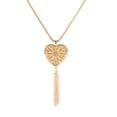 thumbnail image 1 of Collar de mujer Minnieouse Estilo simple Adorno Collares de borlas dorado redondeado, 1 of 6