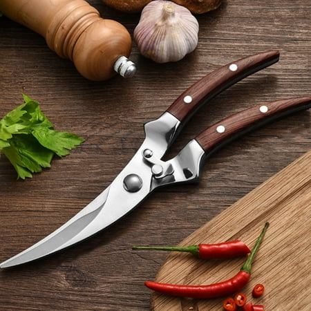 

Protoiya Heavy Duty Kitchen Scissors Stainless Steel Poultry Shears with Safety Lock Large Kitchen Shears Kitchen Accessories Tools for Cutting Chicken Meat Vegetable Bone