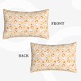 thumbnail image 2 of Daiia Cute Duck And Flower Bedding Waterproof Pillow Protector Zippered Queen – Bed Bug Proof Pillow Encasement-14"x20", 2 of 6