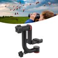 thumbnail image 3 of Gimbal Tripod Head  Camera Stabilizer Tripod Head Aluminum Alloy Panoramic Tripod Head With Scale Line  For Camera Up To 30.0lb, 3 of 8