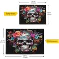 thumbnail image 5 of FREEAMG Skull with Flower Puzzle 500 Pieces - Wooden Jigsaw Puzzles for Family Games - Suitable for Teenagers and Adults, 5 of 7