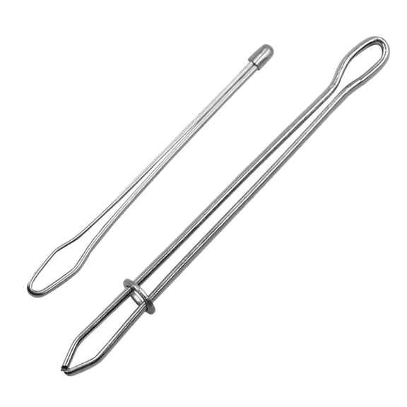 Pawsdot 2Pcs Elastic Threader Tool Metal Iron Threading Elastic Bands For Home Sewing DIY Crafts
