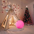 thumbnail image 5 of SLYNSHome 30 inch Christmas Inflatable Ball Large PVC Xmas Blow Ball Ornament Giant Inflatable Christmas Decorative Ball Christmas Decorations for Front Door Home Yard Lawn Decor (), 5 of 8