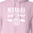 thumbnail image 3 of Inktastic Nebraska Awesome Since 1867 Adult Hoodie Sweatshirt, 3 of 4