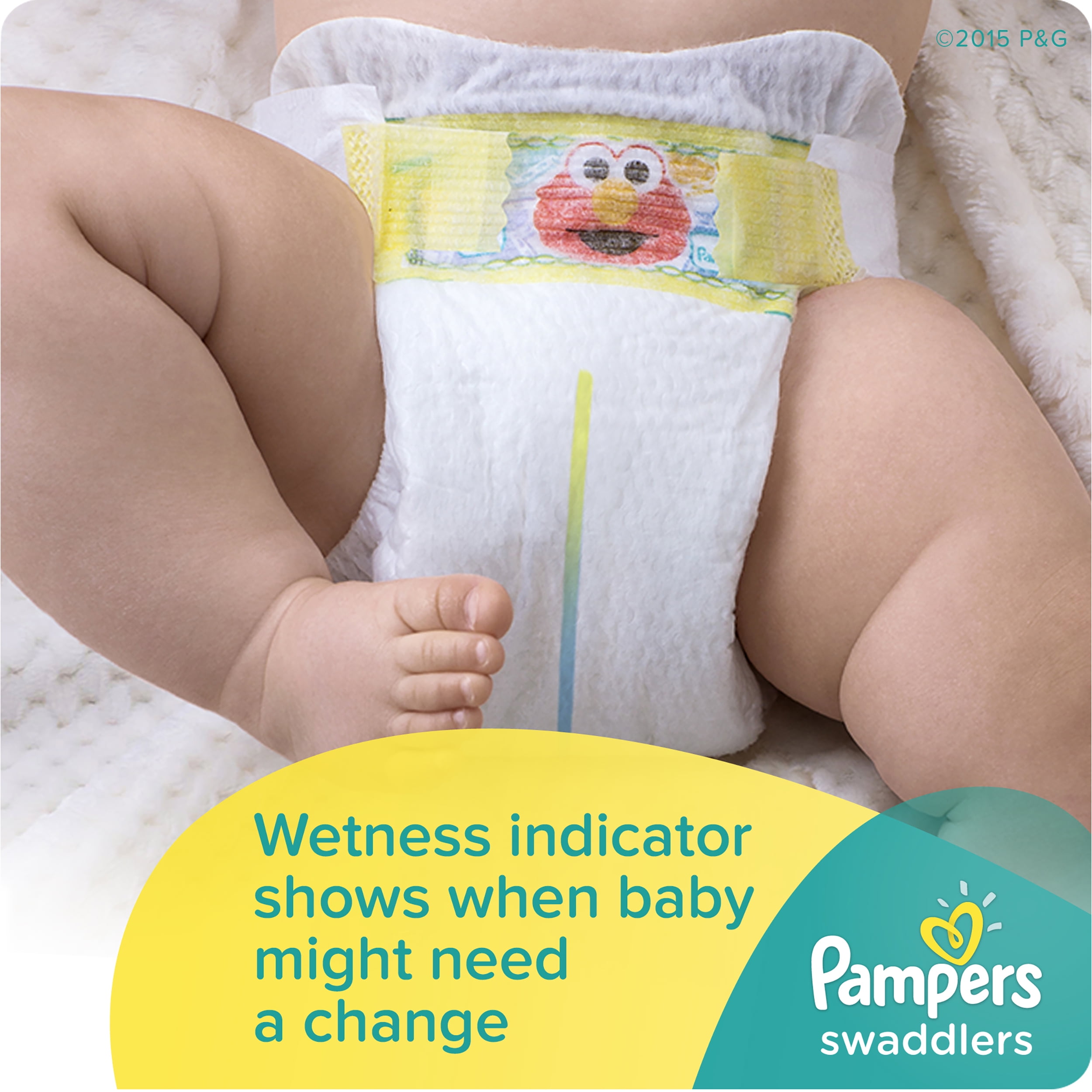 Pampers Swaddlers - Pañales desechables muy suaves para bebé talla 3, 136  unidades