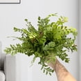 thumbnail image 5 of Artificial Fern Leaves | Realistic Faux Persian Grass & Simulated Fern Plants for Home Office Decor | 1 Pack Green Faux Greenery Bouquet, 5 of 6