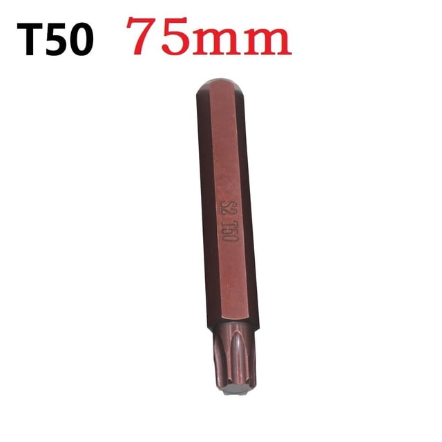 1 Pcs Embouts de Tournevis Torx Star 75mm Tige Hexagonale T50