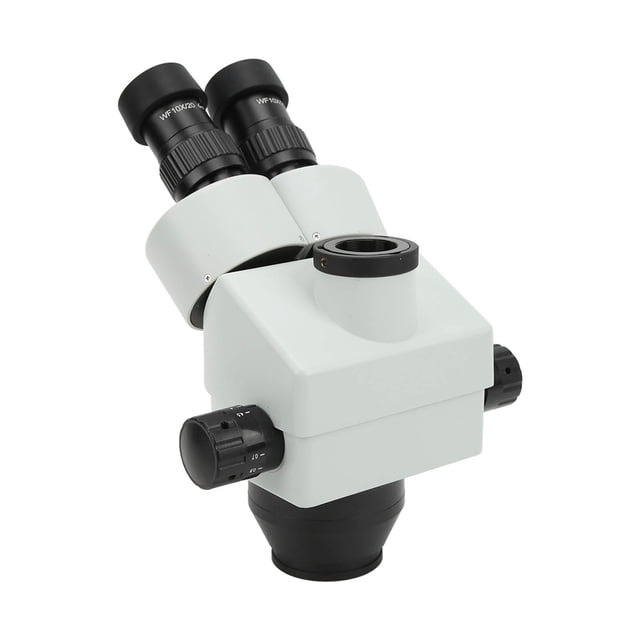 Cabezal de microscopio estereoscópico trinocular, microscopio estereoscópico con zoom de 3,5 x 45 x Cabezal de microscopio estereoscópico Cabezal de microscopio estereoscópico con zoom Probado profes