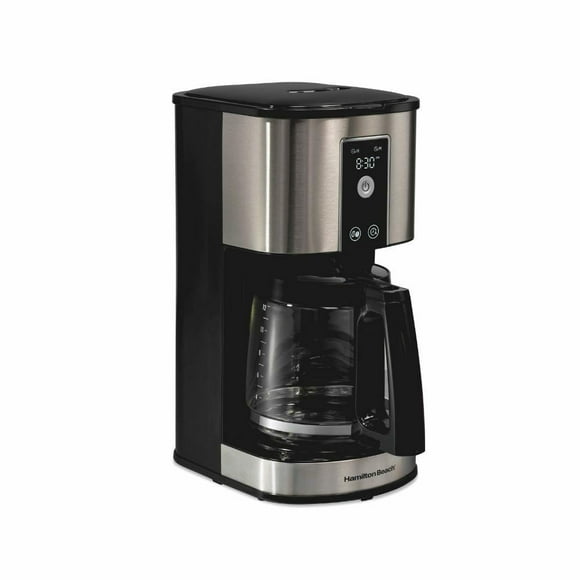 Cafetera Hamilton Beach 12 Tazas Frio y Caliente Negro
