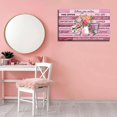 thumbnail image 3 of Framed Floral Canvas Wall Art Women Pink lnspirational Quotes flowers Pictures Office Wall Decor Rustic Paintings Prints Artwork Modern Poster Home for Living Room Bathroo 12x16inch (30x40cm)), 3 of 6