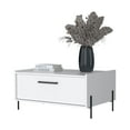 thumbnail image 5 of Glendale Coffee Table With Flip-Down Door Modern Design, Hidden Storage & Scratch-Resistant , White, 5 of 8