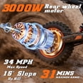 thumbnail image 3 of Y66 Electric Bike for Teens Adults,3000W Brushless Motor Up to 34MPH, 48V 30Ah 40-Mile Electric Motorcycle, 12"/10" Off-Road Tire Ebike, Dual Hydraulic Brakes, Full Suspension UL2849, 3 of 6