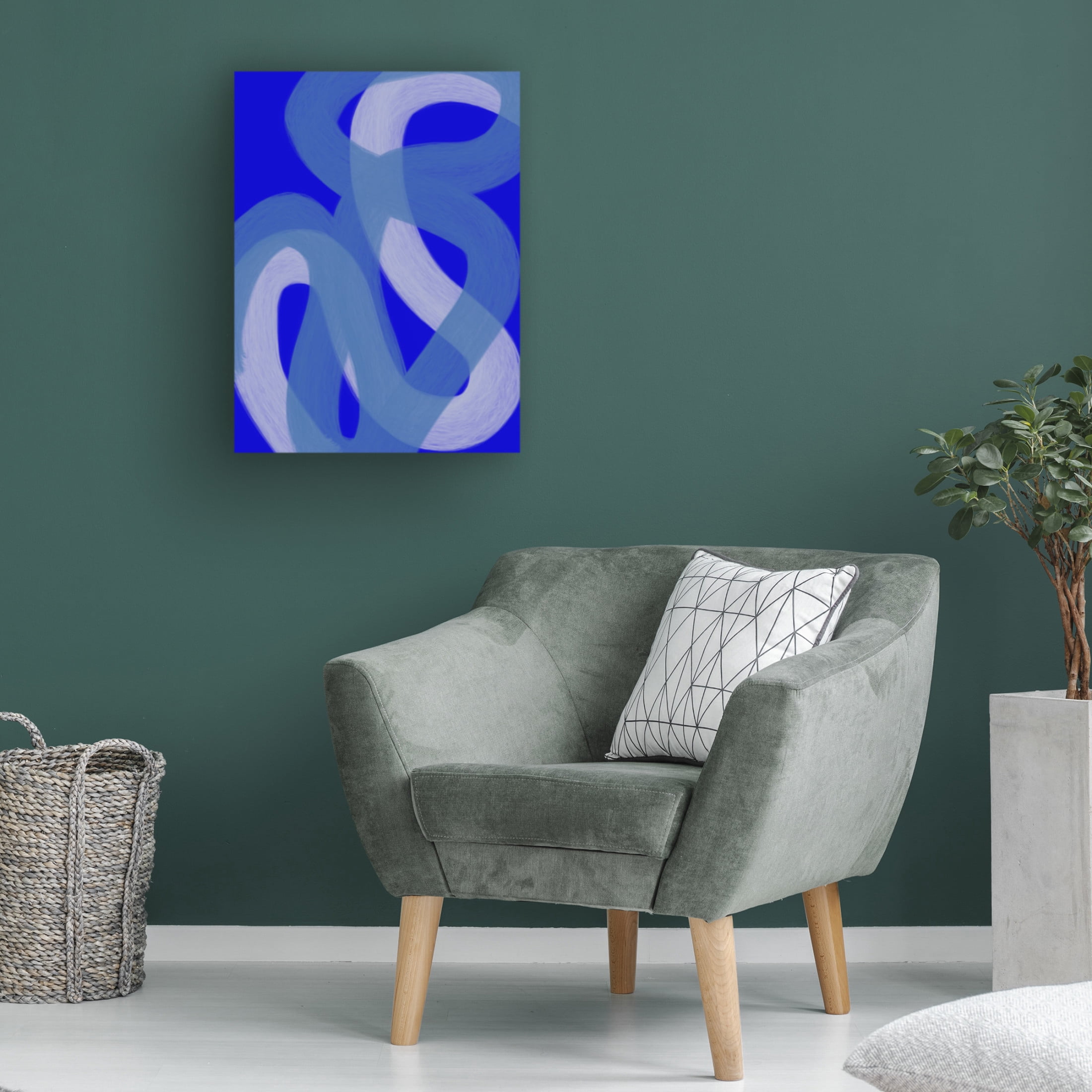 Trademark Fine Art Yopie Studio Cobalt II Canvas Wall Art
