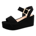 thumbnail image 1 of Plataforma Para Mujer CASTALIA 018-11 Negro Suela antiderrapante, 1 of 3