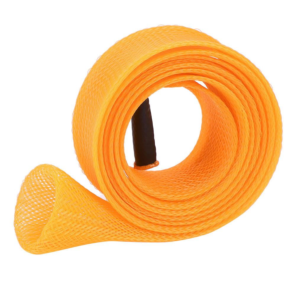 Mgaxyff Fishing Rod Sleeve, Braided Sleeve Expandable Casting Fishing