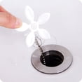 thumbnail image 4 of Jinsinto 10 PCS drain Catcher Spray Hair Cleaning Chain Catcher Chain Hook Bath Water drain Block Protector Bath Kitchen Hair stop, 4 of 5