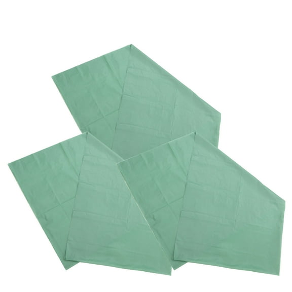 OUNONA Green PEVA Tablecloth for Birthday Party Decoration with Trendy Design and Material 60x120 inches