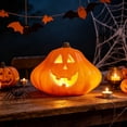 thumbnail image 5 of Yyuenw Halloween Jack-O'-Lantern LED Light, Waterproof Glowing Pumpkin Decoration for Outdoor Yard, Garden, Mall, Shop Window Display, 5 of 7