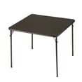 thumbnail image 1 of MECO Table à Manger Pliante Carrée en Métal 34 x 34 Pouces, Noire, 1 of 8