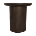 thumbnail image 2 of Sullivan 24'' Solid Wood Round End Table in Dark Brown Finish, 2 of 7