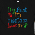 thumbnail image 4 of Inktastic My Aunt in Montana Loves Me Boys or Girls Baby T-Shirt, 4 of 5