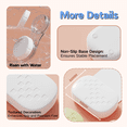 thumbnail image 6 of Harmo touch Contact Lens Cleaning Machine with Storage Case. 5 Timing Modes; 360° Vibration for Cleaning Colored Contact Lenses; Pink, 6 of 8