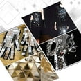 thumbnail image 6 of 180pcs Mirror Sew on Rhinestones Mix Flatback Acrylic Sew-on Stone Black Acrylic Mirrored Rhinestones Beads, 6 of 9