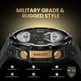 thumbnail image 6 of Amazfit T-Rex 2 Smart Watch: Dual-Band & 5 Satellite Positioning - 24-Day Battery Life - Ultra-Low Temperature Operation - Rugged Outdoor GPS Military Smartwatch - Real-time Navigation, Black, 6 of 14
