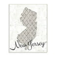 thumbnail image 2 of Stupell Industries New Jersey Patterned Grey US State Design Wall Plaque by Ziwei Li, 2 of 5