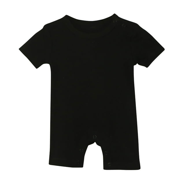 Rbaofujie Baby Rompers Short Sleeve with Snap Closure Infant Clothes