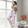 thumbnail image 6 of Picia No Drama Llama Womens Soft Woven Cotton Elastic Waistband Sleep Pajama Pant Lounge Sleep Pant With Pockets And Drawstring-Large, 6 of 9