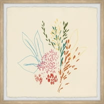 Marmont Hill Smell This Flower Framed Painting Print