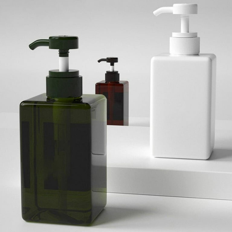 Clear Shampoo Conditioner Bodywash Dispenser Bottles for Shower Wall Empty  Shampoo Bottles with Pumps Drill Free Shower Bottles - AliExpress