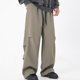 thumbnail image 1 of Pantalones largos para hombre, estilo casual, con cintura elástica y bolsillos, a la moda para exteriores, 1 of 7