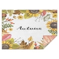 thumbnail image 1 of Thanksgiving Day Table Cover Waterproof Spillproof Tablecolths Table Covers Fall Maple Leaves Pumpkins Sunflower Tablecloth for Thanksgiving Party Decorations Favors Rectangle,60x84inch, 1 of 5