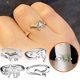 thumbnail image 1 of Anillo De Dinosaurio [Yue Xinghui] Conjunto De 2 Piezas De Propiedad Intelectual Procesada, Anillo De Dinosaurio Ajustable De Apertura, Anillo De Aleación Sin Plomo, Lindo Anillo ANGGREK Finger Ring, 1 of 8