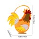 thumbnail image 3 of Cesta de Pascua para s con diseño de gallo – Bolsa de huevo de gallina no tejida para niños y niñas, Bombones portátiles y bolsa de regalo, 3 of 8