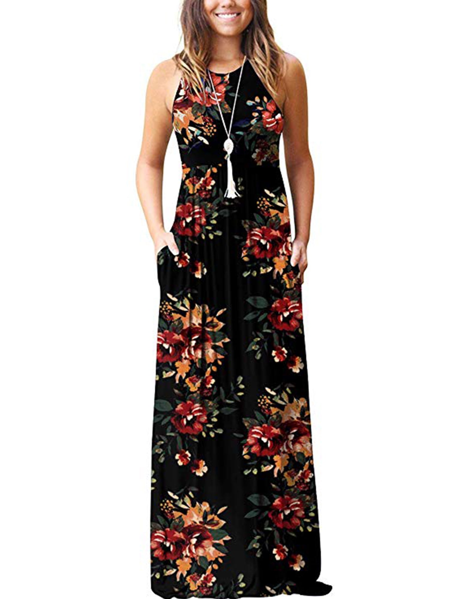 flower boho dress