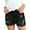 Black, variant on ONLYSHE Shorts with Pockets High Waisted Denim Shorts Blue for Women XXL