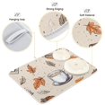 thumbnail image 3 of Yayeee Dish Drying Mat for Kitchen Counter 16"x18" Microfiber Absorbent Pad, Fall Coffee, 3 of 7